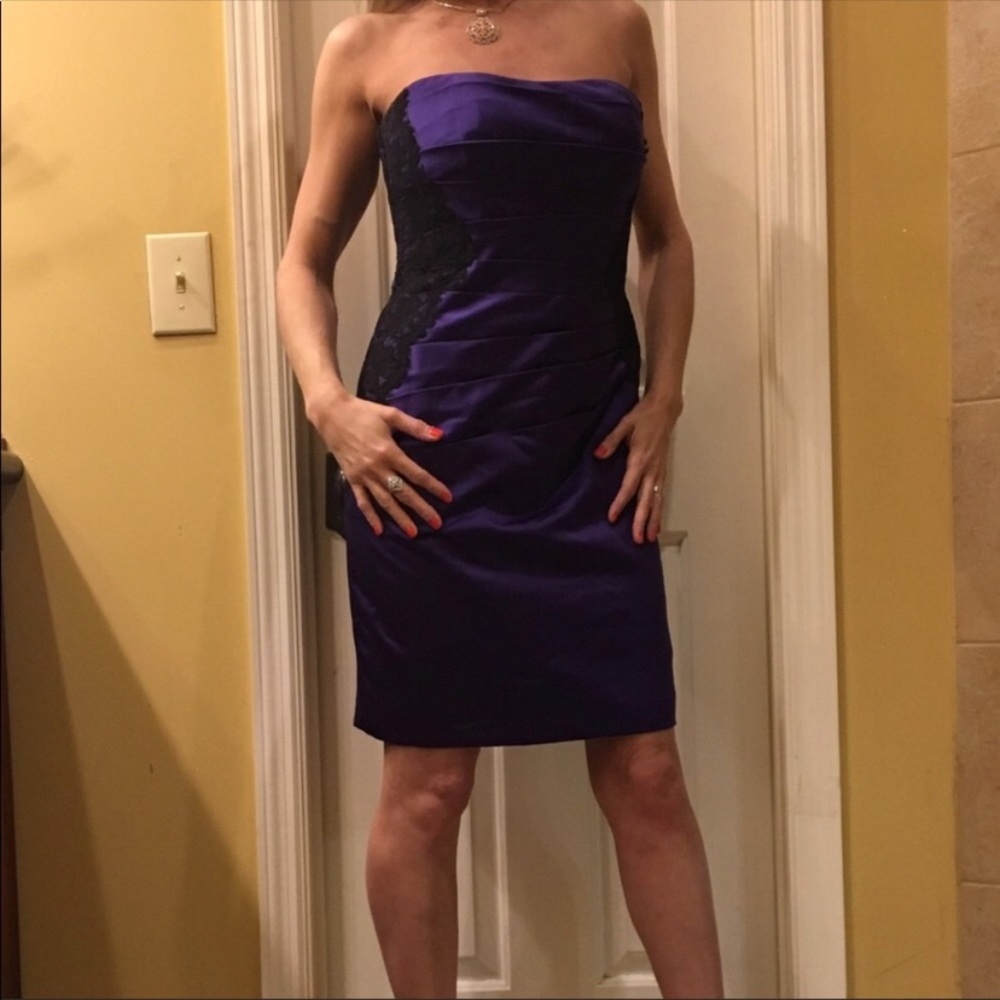 David’s Bridal NWT strapless dress Size 2
